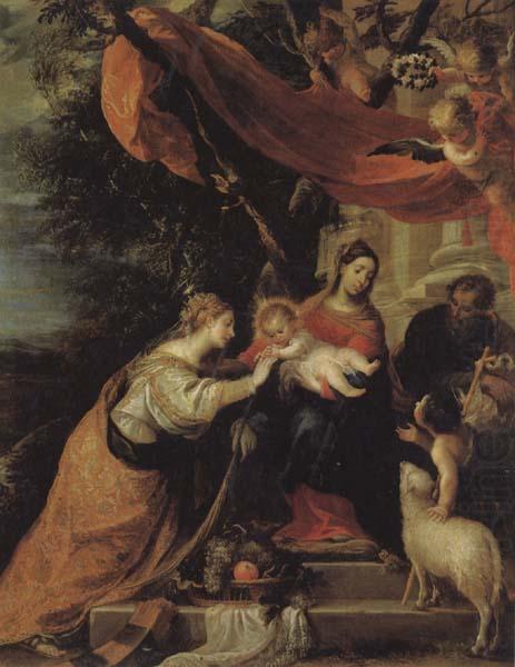 The Mystic Marriage of St.Catherine, Mateo cerezo